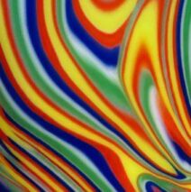 Rainbow swirl pattern